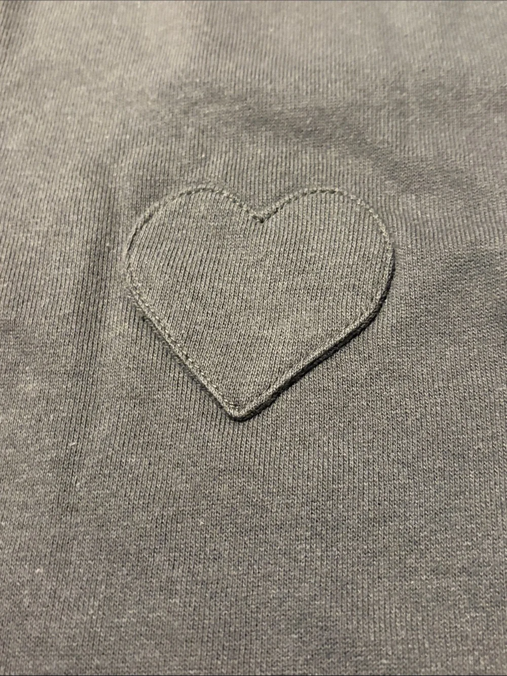 Crewcuts knit jogger with heart patches